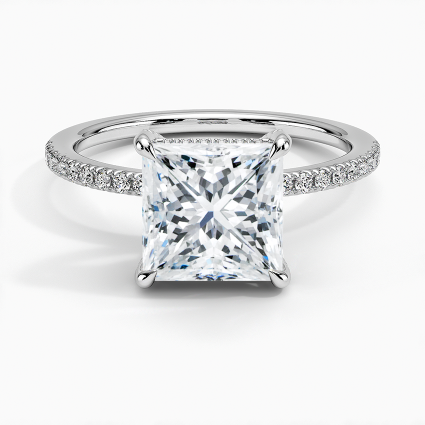 Vi Pave Moissanite Engagement Ring-VOOGME