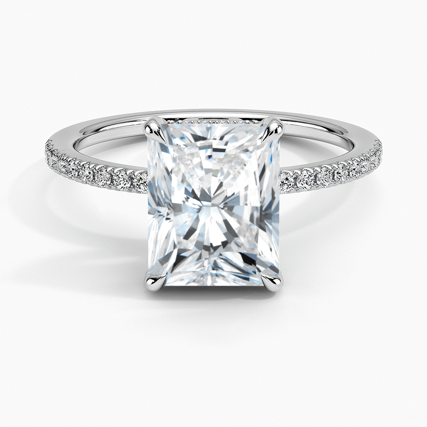 Vi Pave Moissanite Engagement Ring-VOOGME