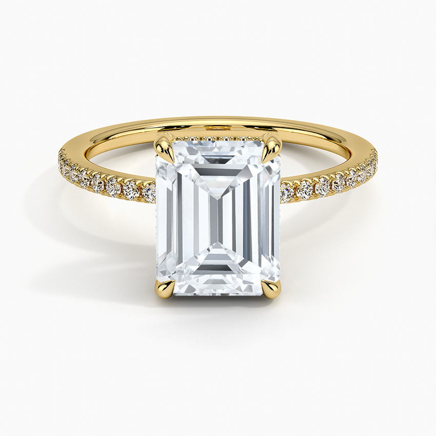 Vi Pave Moissanite Engagement Ring-VOOGME
