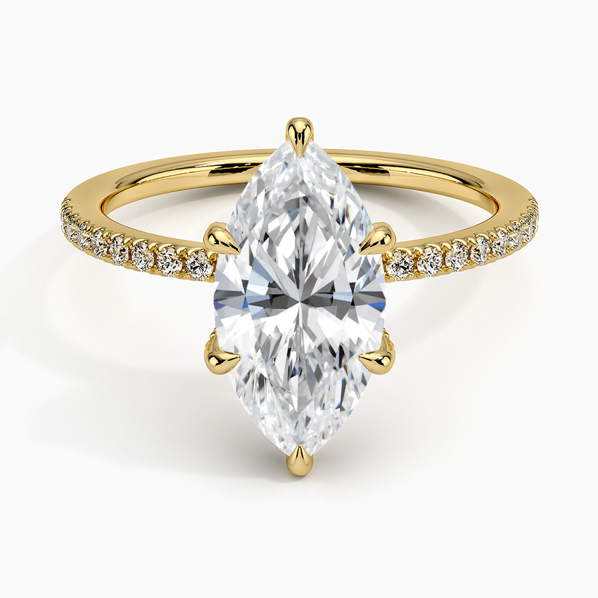 Vi Pave Moissanite Engagement Ring-VOOGME