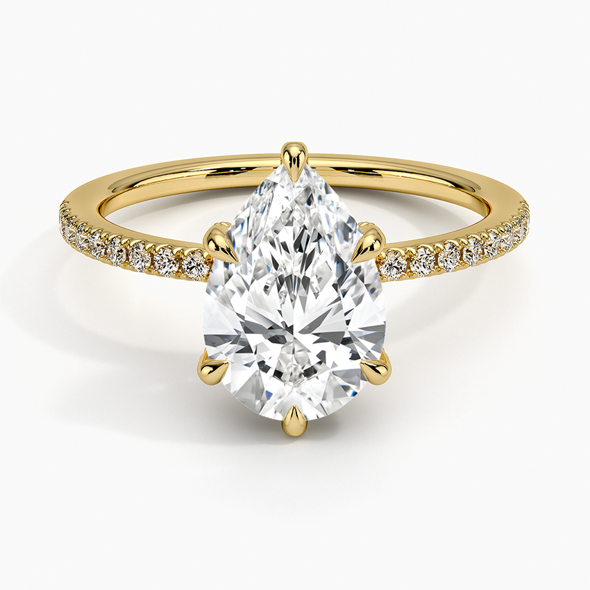 Vi Pave Moissanite Engagement Ring-VOOGME