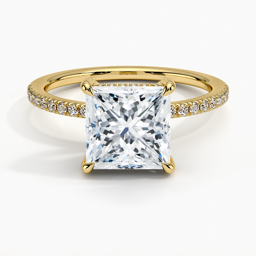 Vi Pave Moissanite Engagement Ring-VOOGME