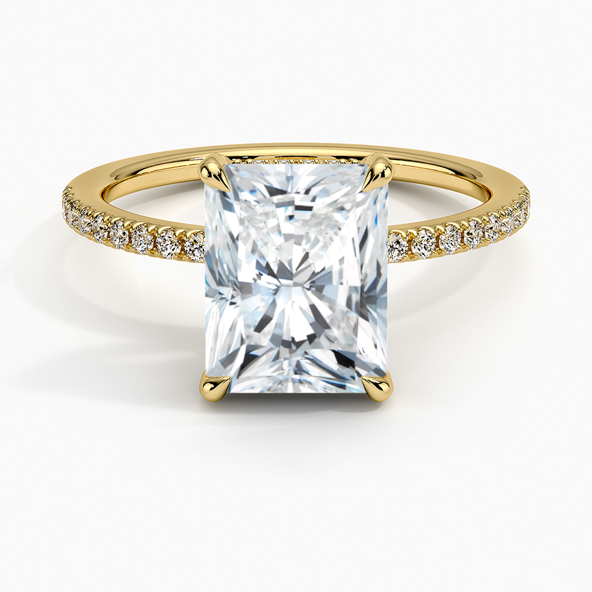 Vi Pave Moissanite Engagement Ring-VOOGME