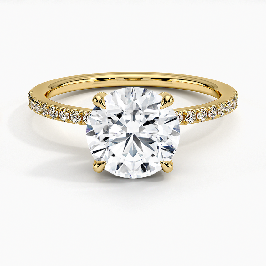 Vi Pave Moissanite Engagement Ring-VOOGME