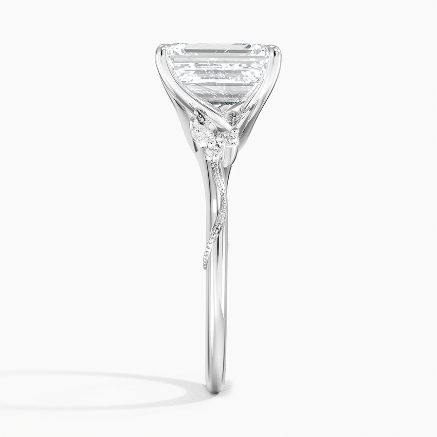 Camelia Moissanite Engagement Ring-VOOGME