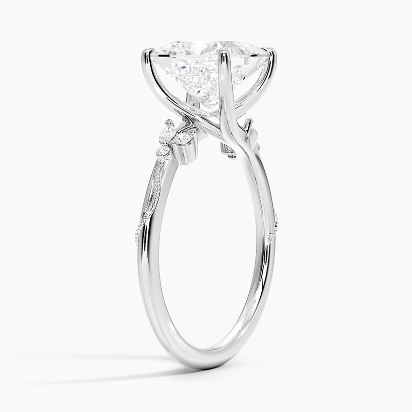 Camelia Moissanite Engagement Ring-VOOGME