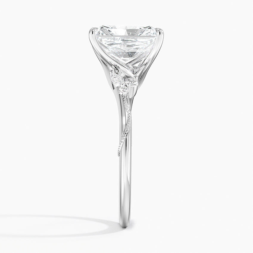 Camelia Moissanite Engagement Ring-VOOGME