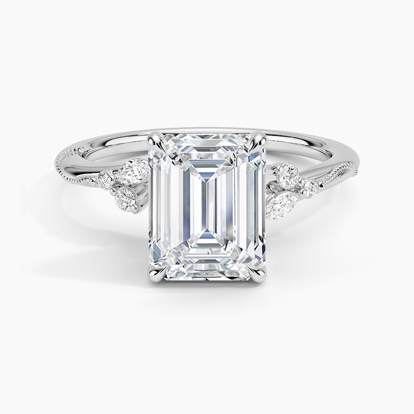 Camelia Moissanite Engagement Ring-VOOGME