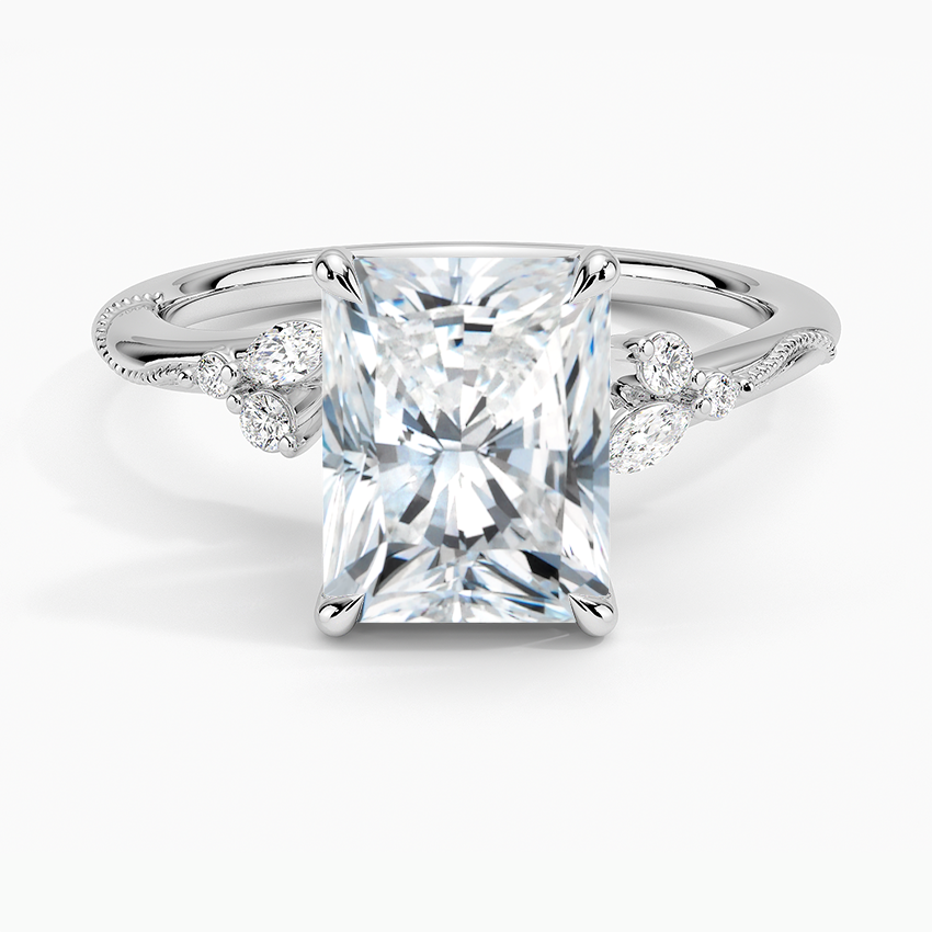 Camelia Moissanite Engagement Ring-VOOGME