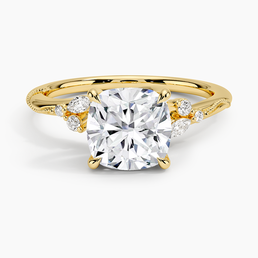 Camelia Moissanite Engagement Ring-VOOGME