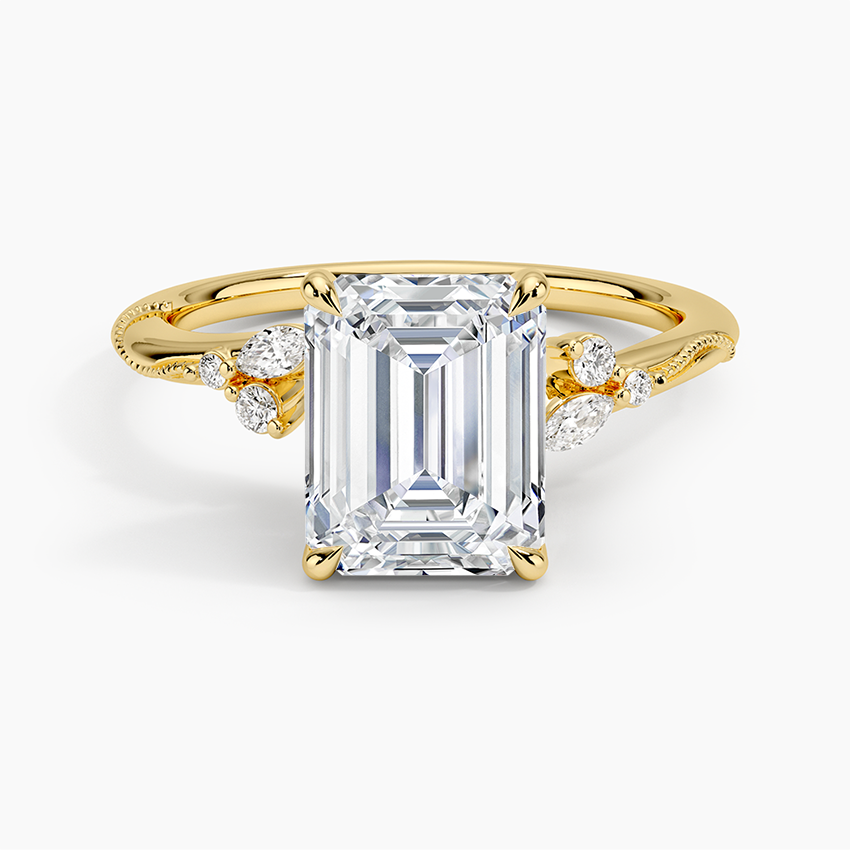 Camelia Moissanite Engagement Ring-VOOGME