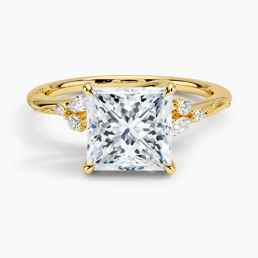 Camelia Moissanite Engagement Ring-VOOGME