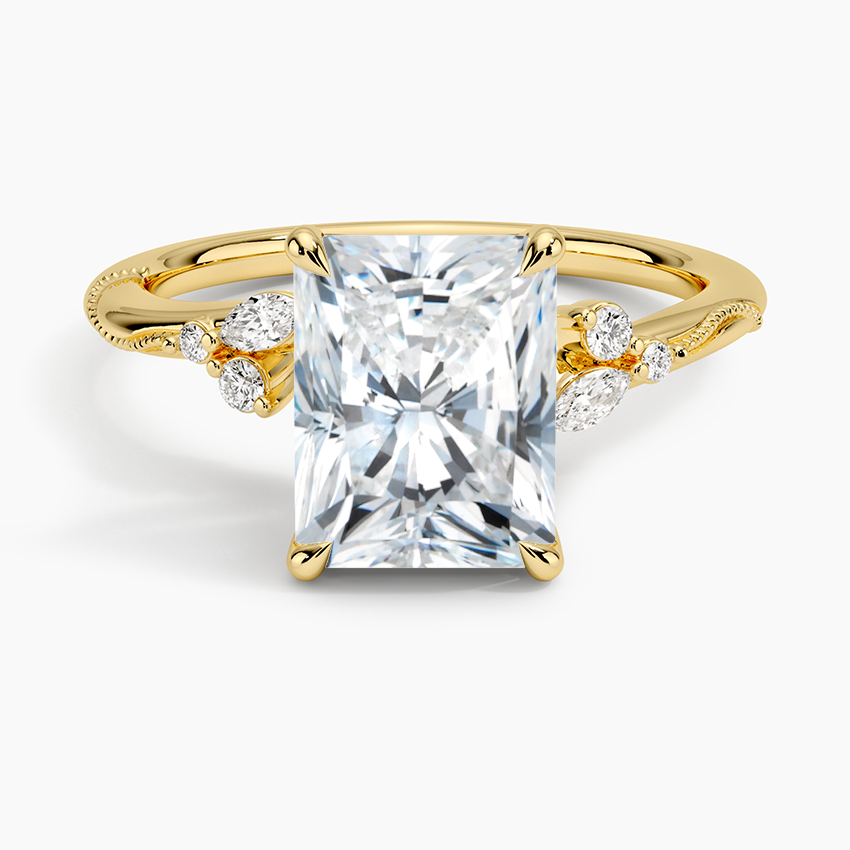 Camelia Moissanite Engagement Ring-VOOGME