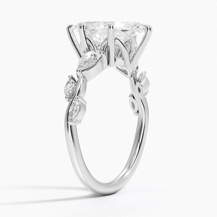 Vitedi Agave Moissanite Engagement Ring-VOOGME