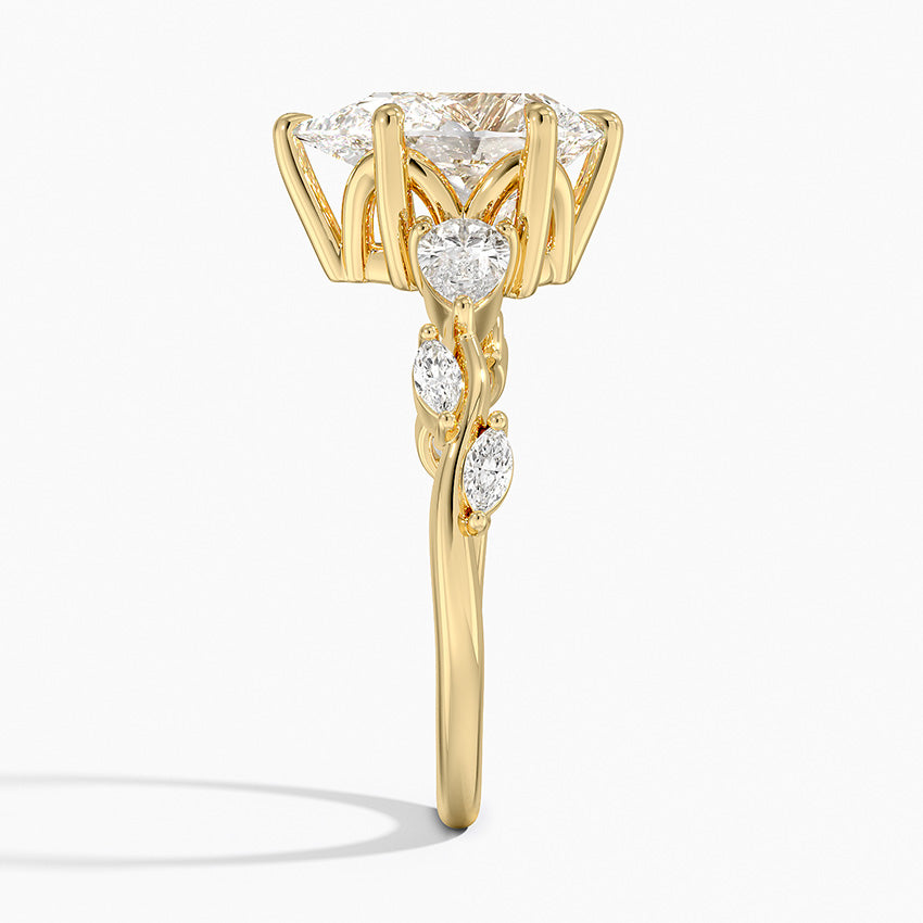 Vitedi Agave Moissanite Engagement Ring-VOOGME