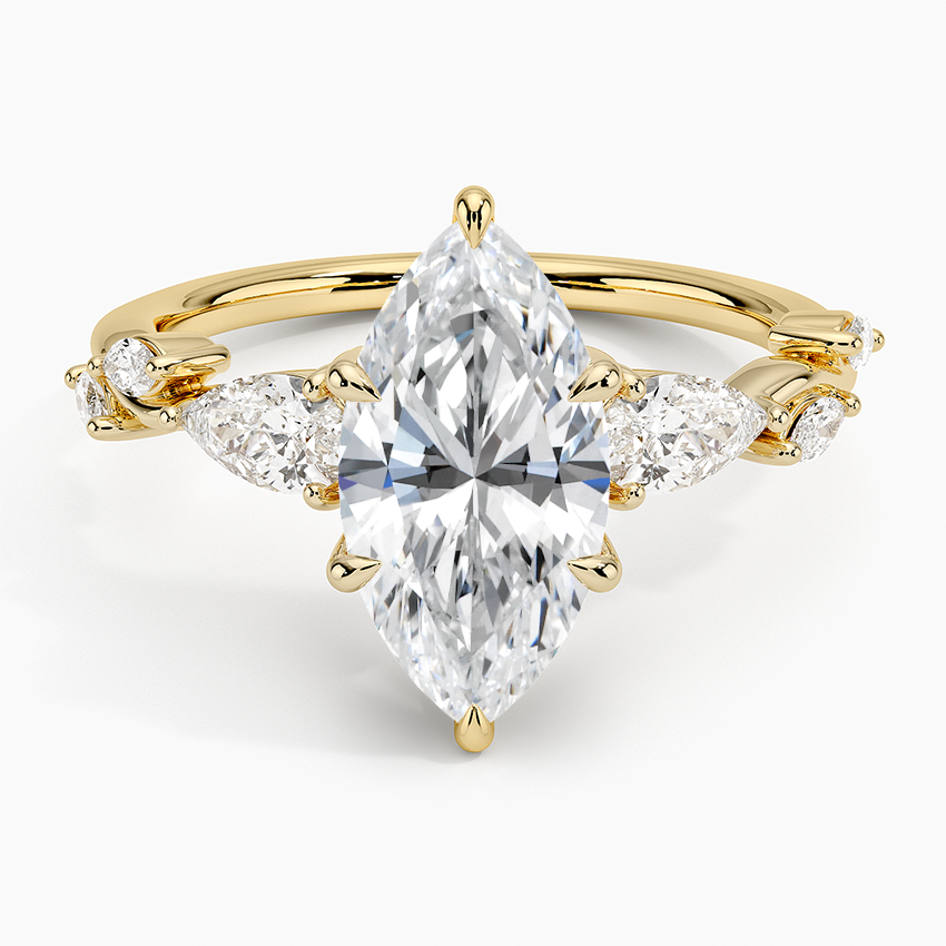 Vitedi Agave Moissanite Engagement Ring-VOOGME
