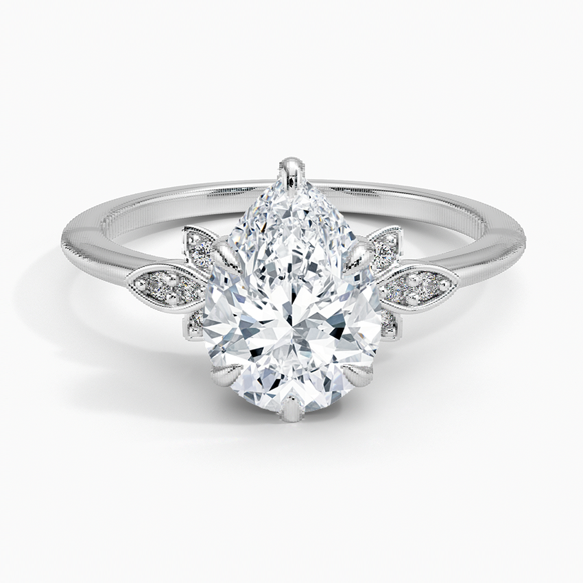 Elena Moissanite Engagement Ring