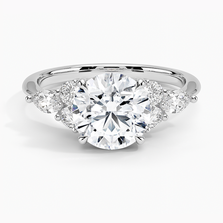 Luceillante Asscher Moissanite Engagement Ring-VOOGME