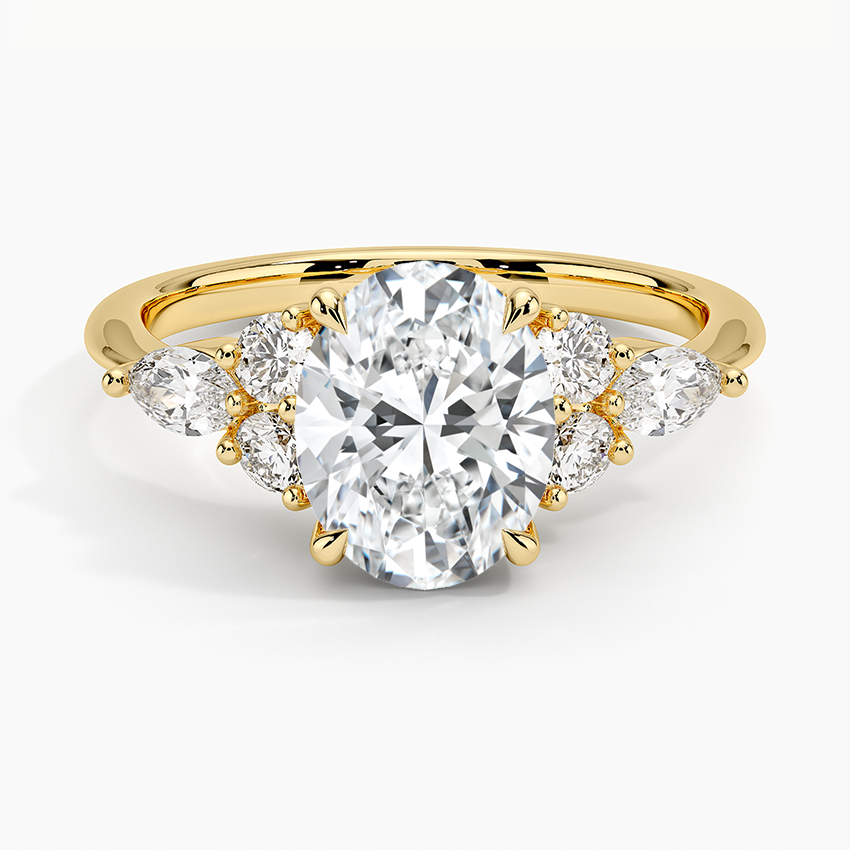 Luceillante Asscher Moissanite Engagement Ring-VOOGME
