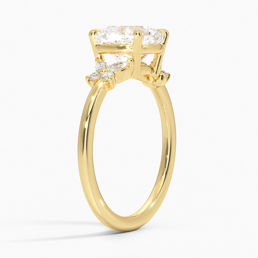 Le Libellule Moissanite Engagement Ring-VOOGME