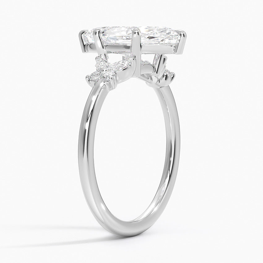 Le Libellule Moissanite Engagement Ring-VOOGME