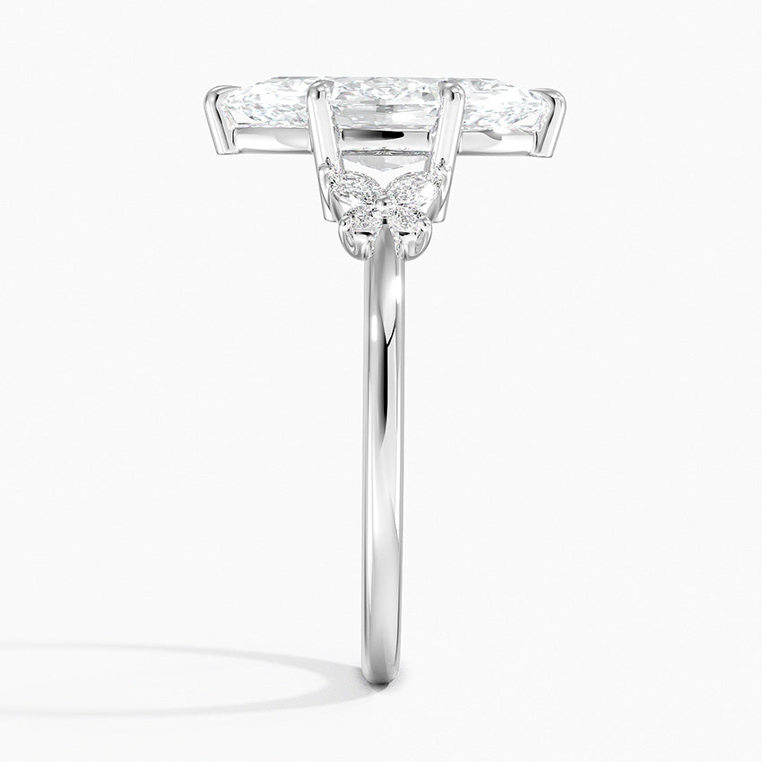 Le Libellule Moissanite Engagement Ring-VOOGME