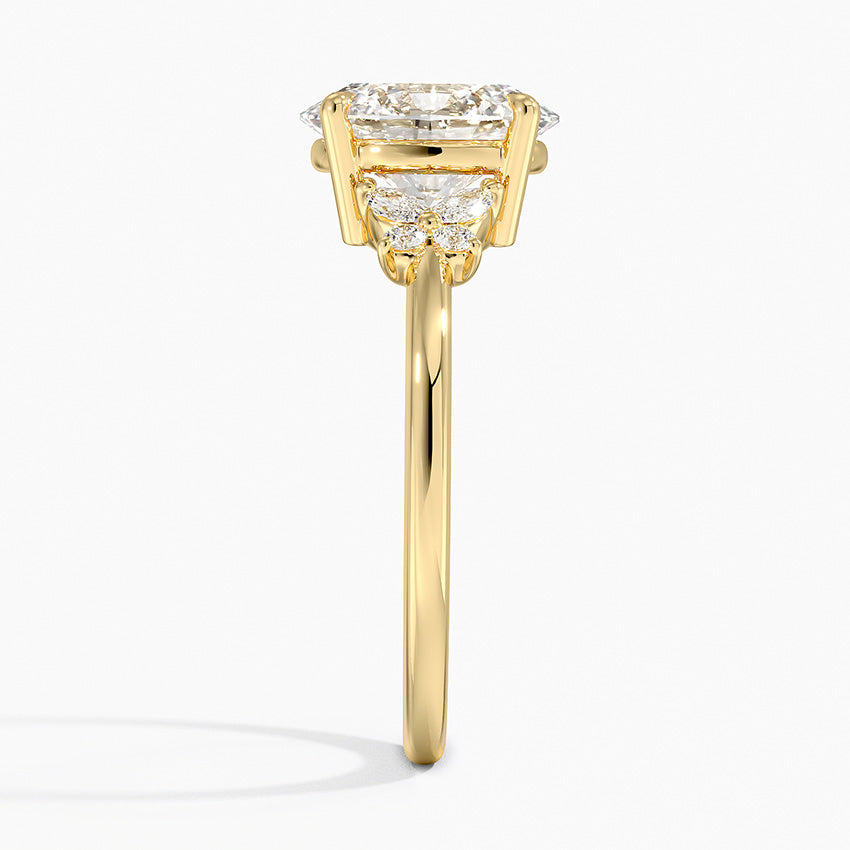 Le Libellule Moissanite Engagement Ring-VOOGME