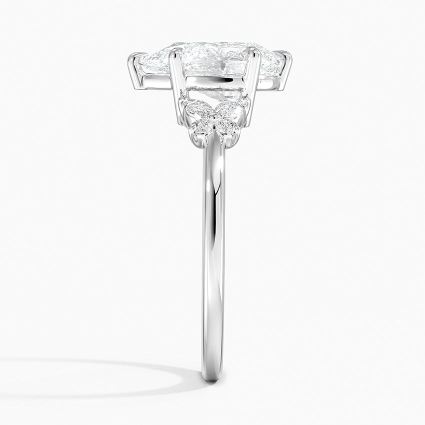 Le Libellule Moissanite Engagement Ring-VOOGME