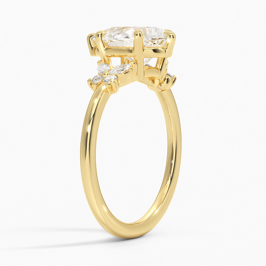 Le Libellule Moissanite Engagement Ring-VOOGME