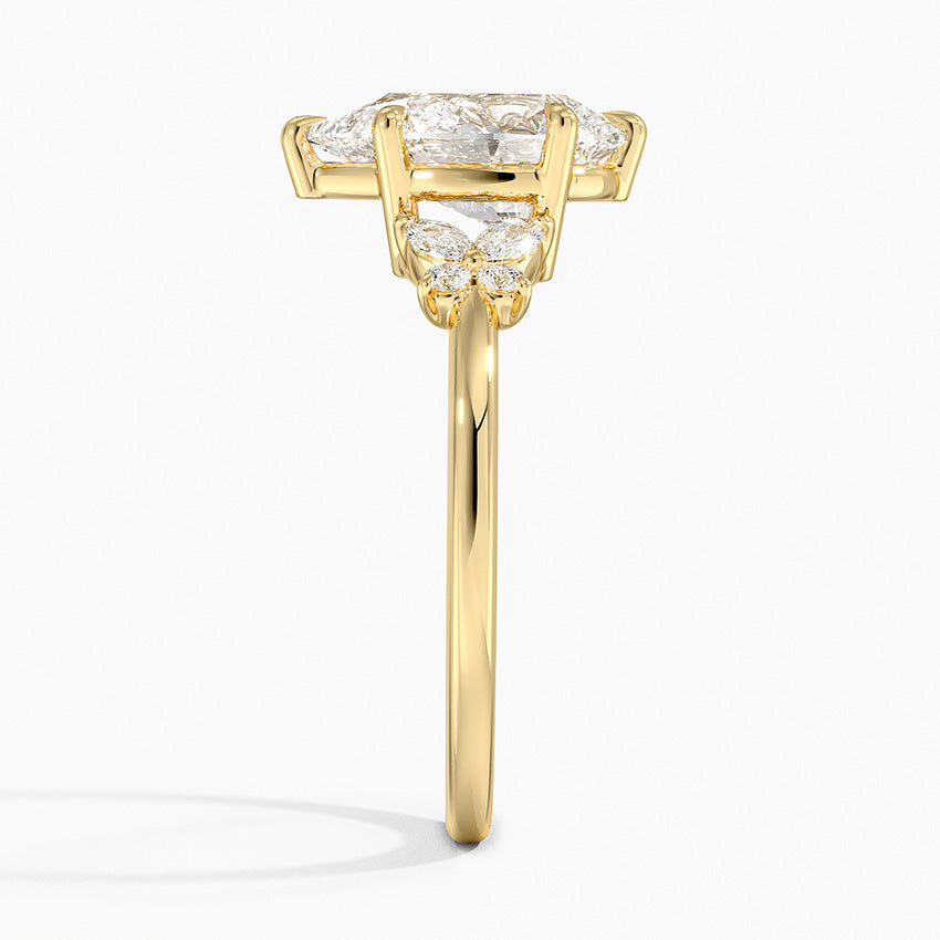 Le Libellule Moissanite Engagement Ring-VOOGME