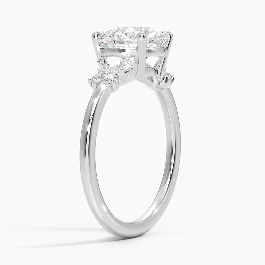 Le Libellule Moissanite Engagement Ring-VOOGME
