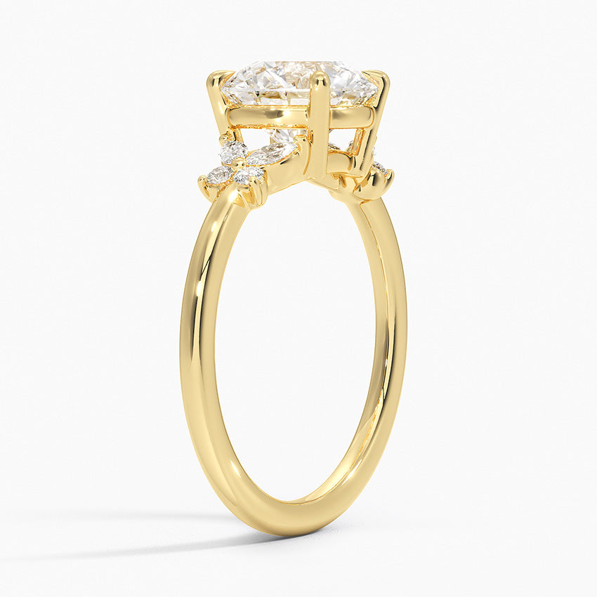 Le Libellule Moissanite Engagement Ring-VOOGME