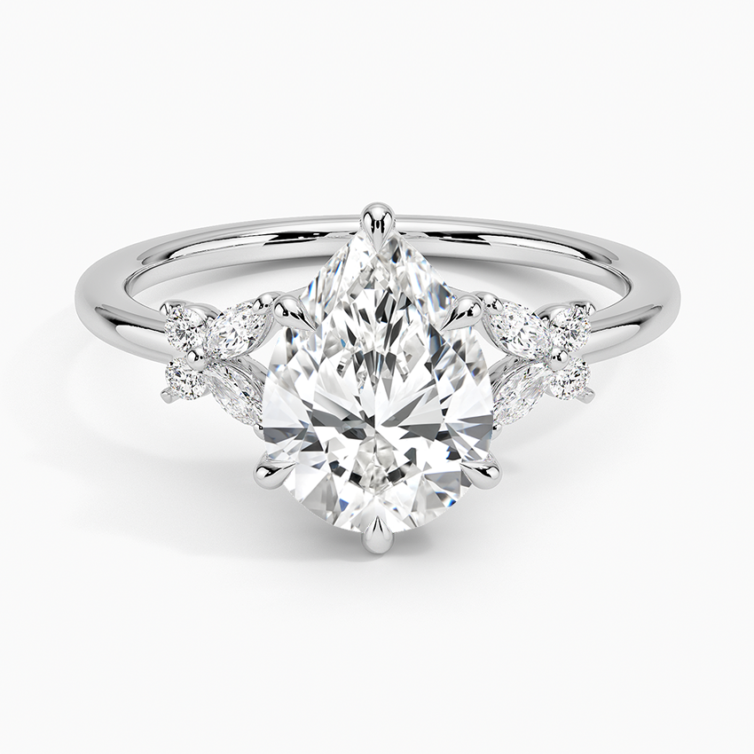 Le Libellule Moissanite Engagement Ring-VOOGME