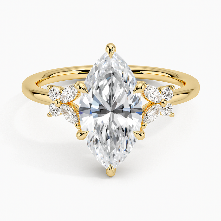 Le Libellule Moissanite Engagement Ring-VOOGME