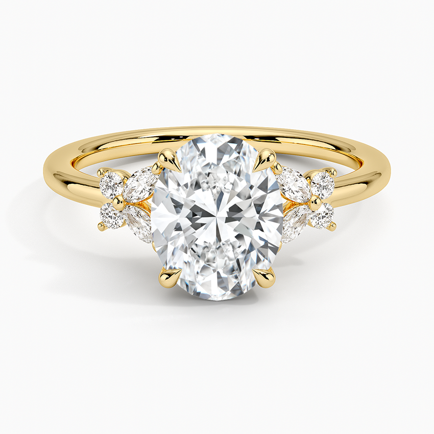 Le Libellule Moissanite Engagement Ring-VOOGME