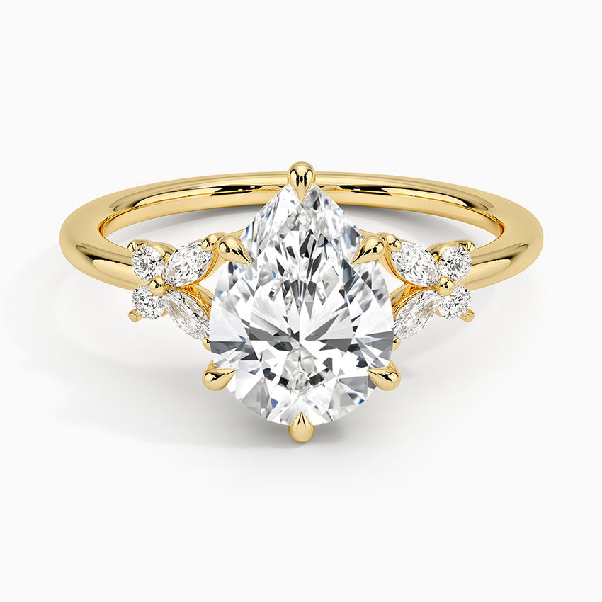 Le Libellule Moissanite Engagement Ring-VOOGME