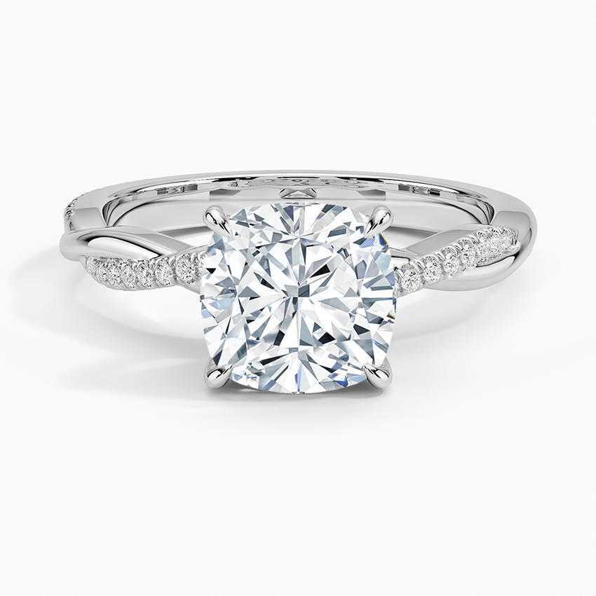 Twised Vine Moissanite Engagement Ring-VOOGME