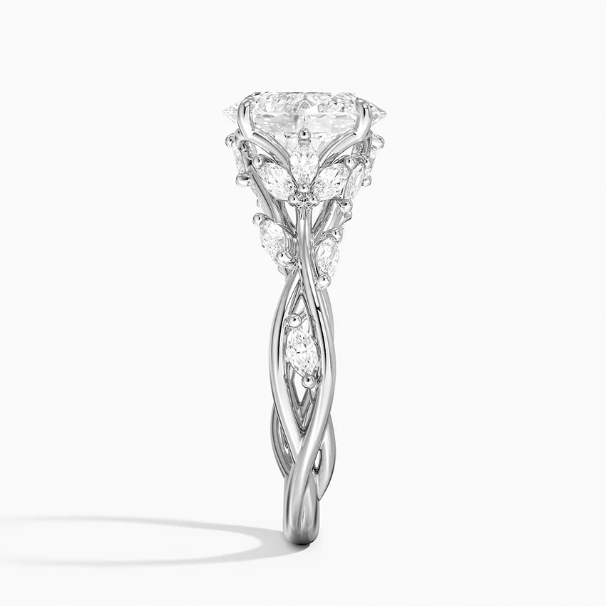 Kirsten Moissanite Engagement Ring