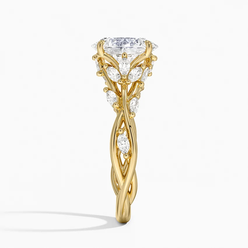 Kirsten Moissanite Engagement Ring