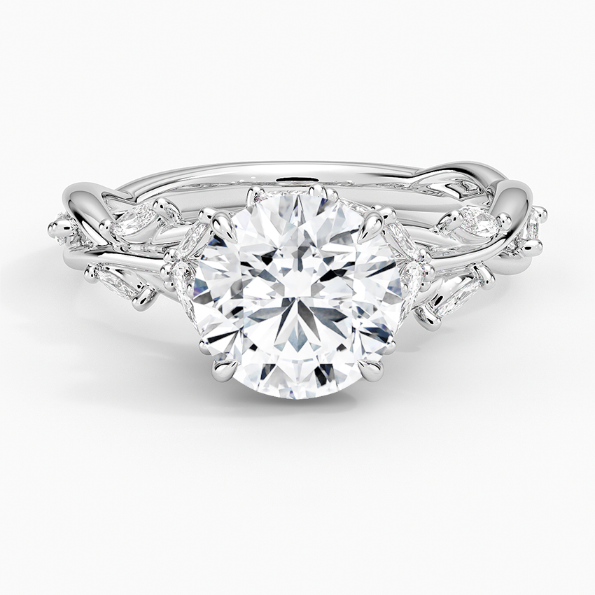 Kirsten Moissanite Engagement Ring