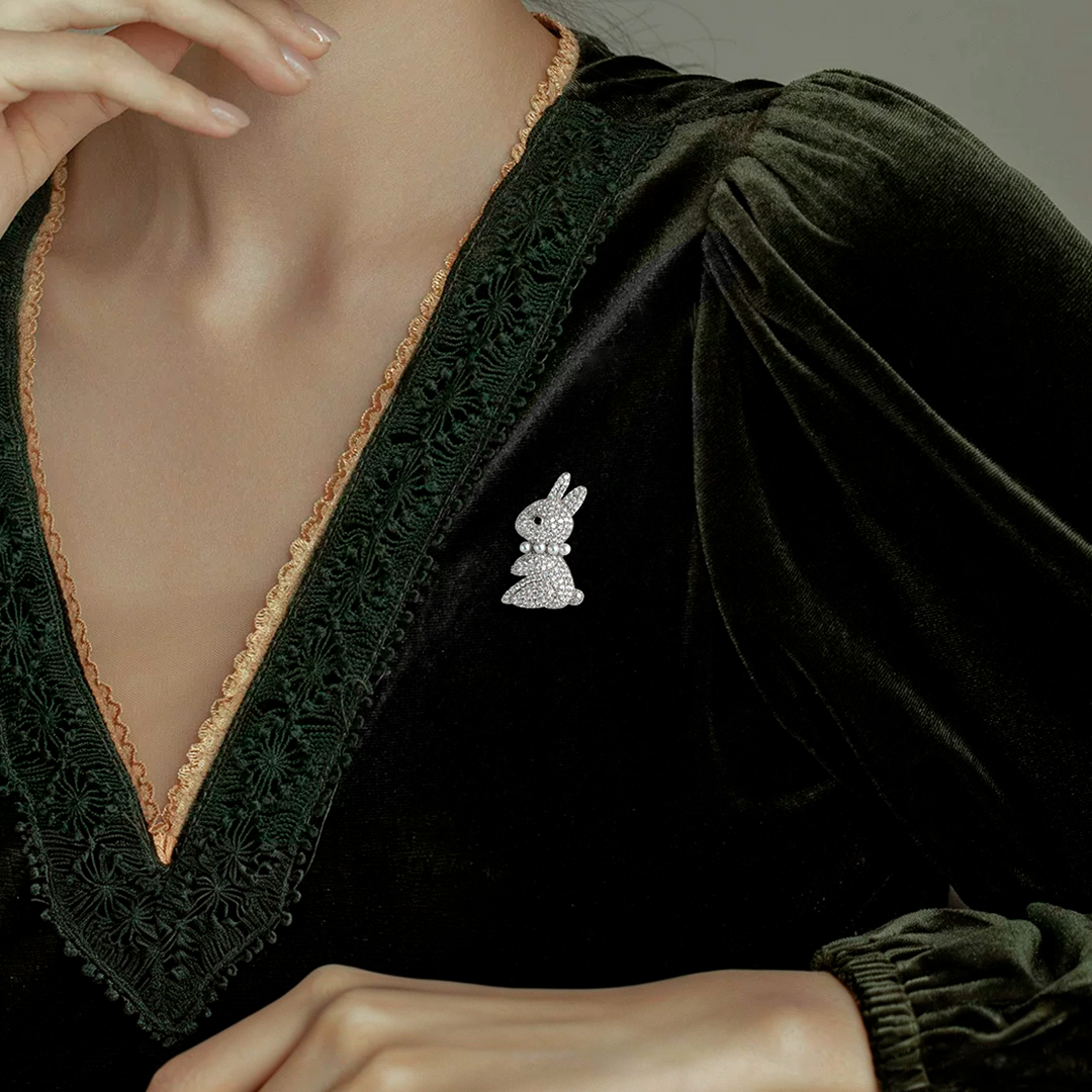 Rabbit Brooch