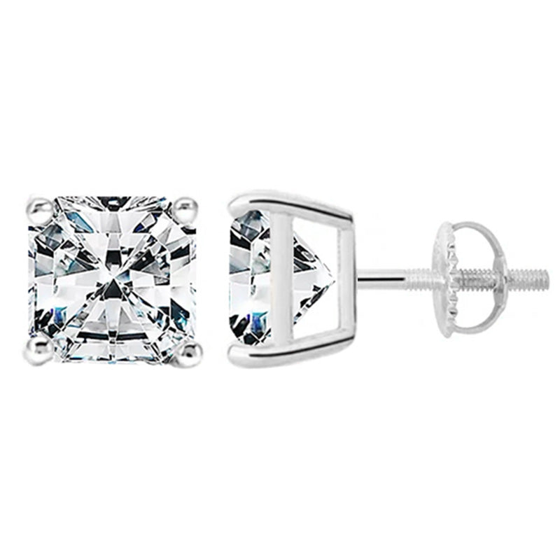 Demeter Moissanite Stud Earrings (Screw Back Earrings)-VOOGME