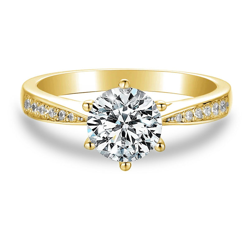 Attente Vintage Moissanite Engagement Ring-VOOGME