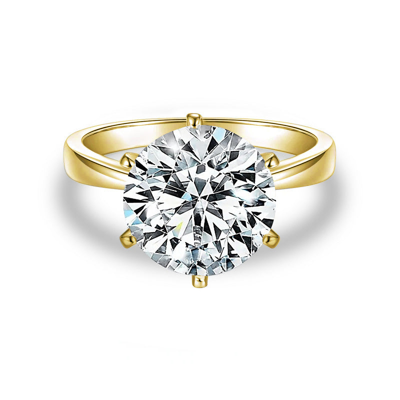 Luxury Moissanite Engagement Ring-VOOGME