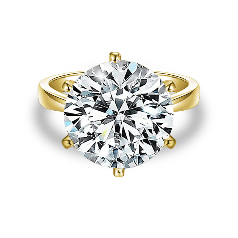 Luxury Moissanite Engagement Ring-VOOGME