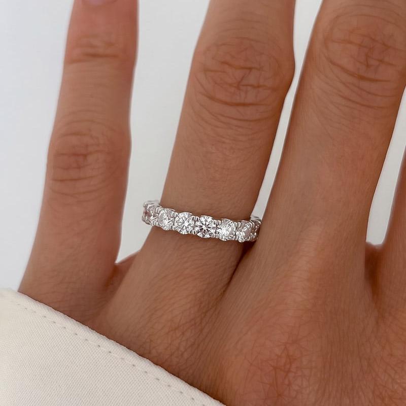 Round Moissanite Wedding Band (2.0 ct. tw.)