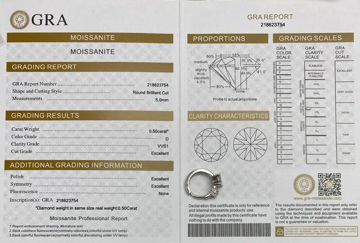 Octavia Moissanite Hoop Earrings