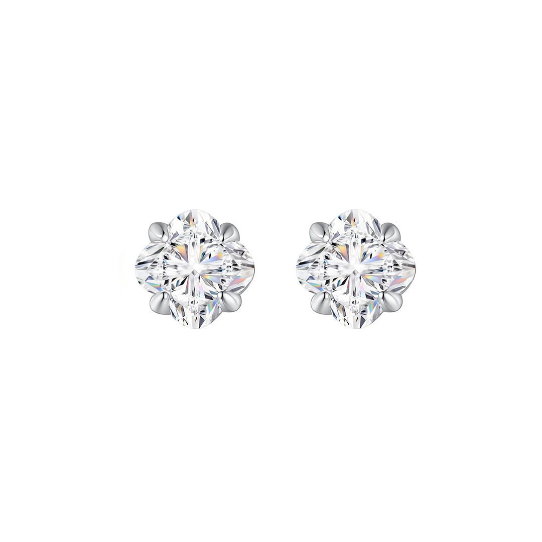 Julian Clover Moissanite Stud Earrings