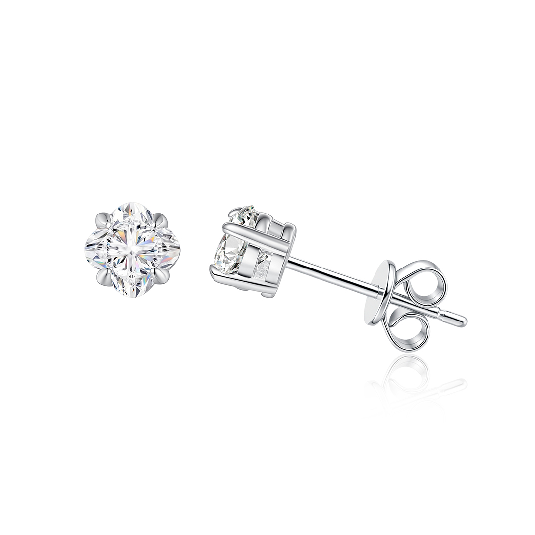 Julian Clover Moissanite Stud Earrings