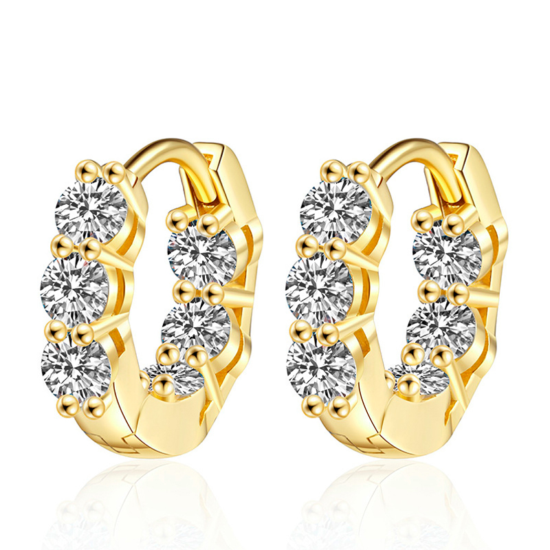 Sophia Moissanite Hoop Earrings